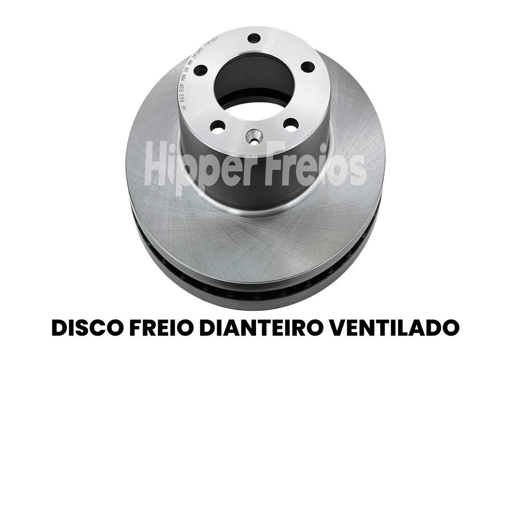 Disco Freio Diant Ventilado Renault Master 2.5 dCi 2004-2013 - Imagem 2
