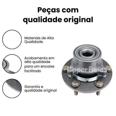 CUBO DE RODA DIANTEIRO DIREITO OU ESQUERDO MITSUBISHI HFCD200G - Imagem 3