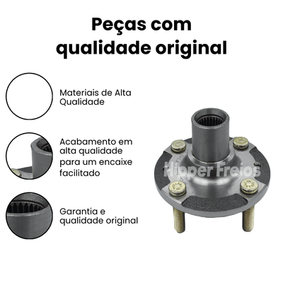 Cubo de Roda Dianteiro Direito/Esquerdo HYUNDAI HFCD325E - Imagem 3