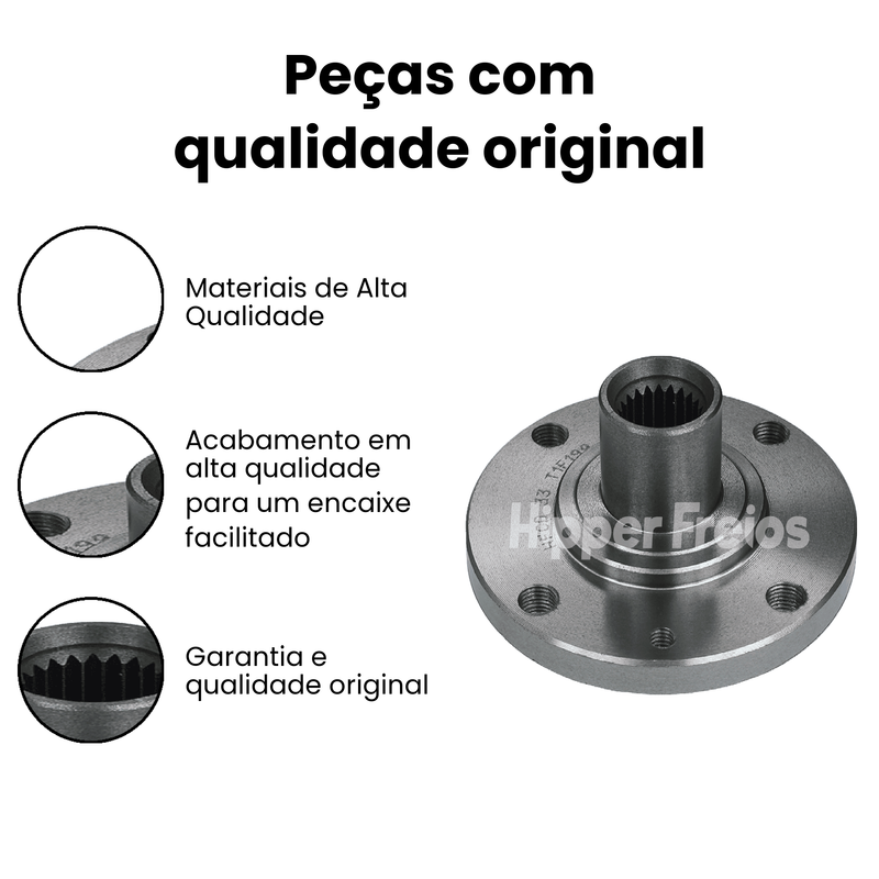 Cubo Roda Diant Dir Esq Fiat Argo Cronos 1.0 1.3 1.8 2018-20 - Imagem 3