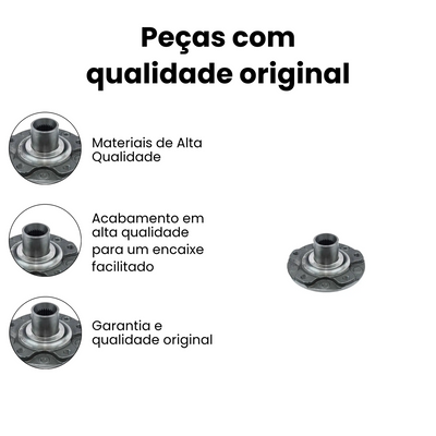 CUBO RODA DIANTEIRO SEM ROLAMENTO RENAULT HFCD571 - Imagem 3