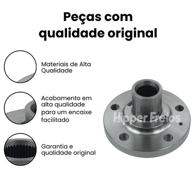 CUBO DE RODA DIANTEIRO DIREITO OU ESQUERDO VOLKSWAGEN HFCD81C - Imagem 3