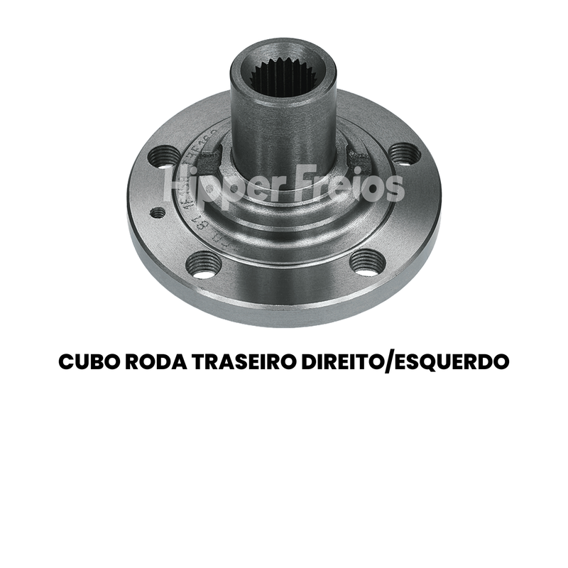 Cubo Roda Diant Dir Esq VW CrossFox SpaceFox Fox Polo 2005 a - Imagem 2