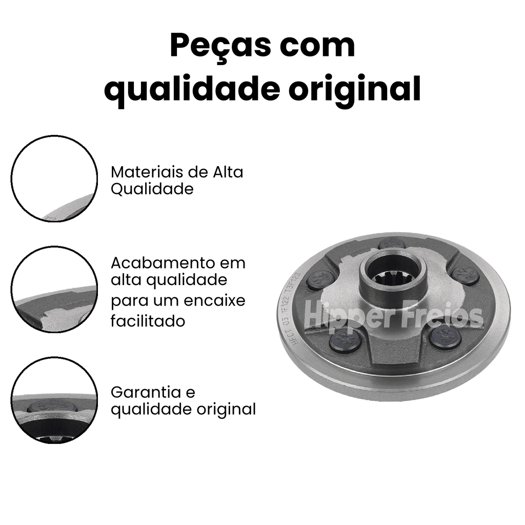 CUBO RODA TRASEIRO DIREITO/ESQUERDO VOLKSWAGEN HFCT03 - Imagem 3