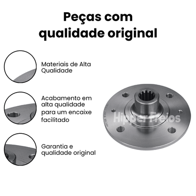 CUBO DE RODA TRASEIRO DIREITO E ESQUERDO VOLKSWAGEN HFCT09 - Imagem 3