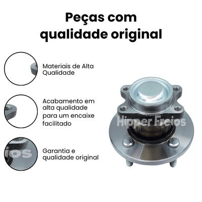 CUBO DE RODA TRASEIRO DIREITO E ESQUERDO KIA | HYUNDAI HFCT325D - Imagem 3