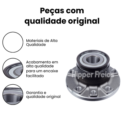 CUBO DE RODA TRASEIRO DIREITO E ESQUERDO FIAT HFCT45 - Imagem 3