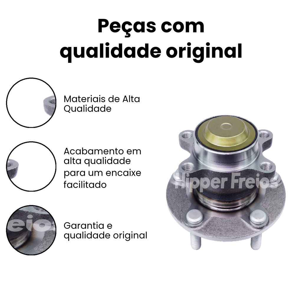 CUBO DE RODA TRASEIRO DIREITO E ESQUERDO HONDA HFCT700E - Imagem 3