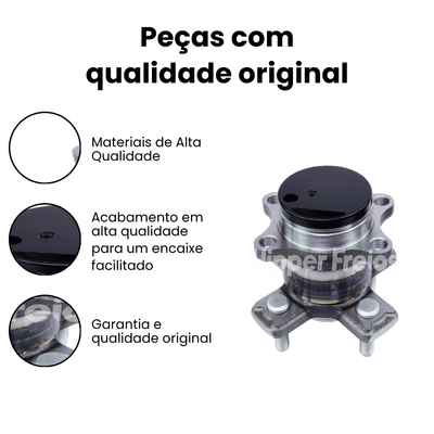 Cubo Roda Tras Dir Esq Honda City 2010-2024 Fit 2004-2021 - Imagem 3