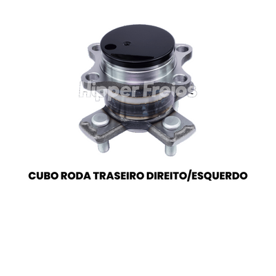 Cubo Roda Tras Dir Esq Honda City 2010-2024 Fit 2004-2021 - Imagem 2