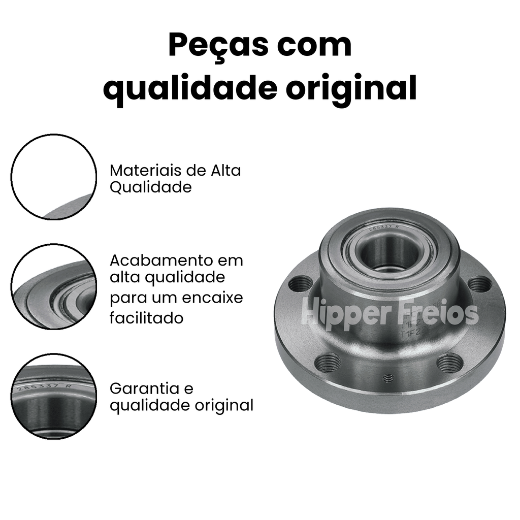 CUBO RODA TRASEIRO DIREITO/ESQUERDO VOLKSWAGEN HFCT86B - Imagem 3