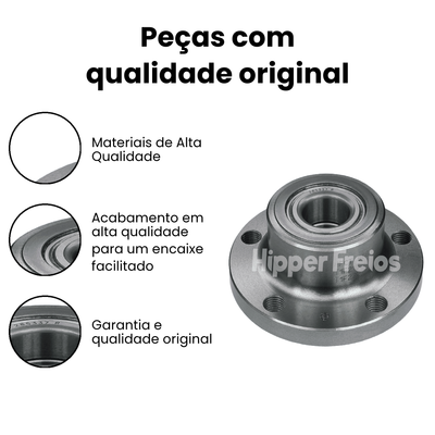 CUBO RODA TRASEIRO DIREITO/ESQUERDO VOLKSWAGEN HFCT86B - Imagem 3