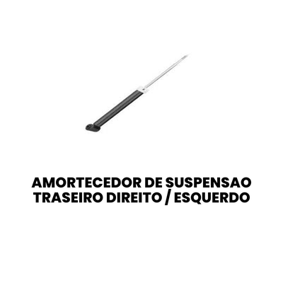 Amort Suspensão Tras VW Fox Plus SpaceFox 1.0 1.6 8V 2003-20 - Imagem 2