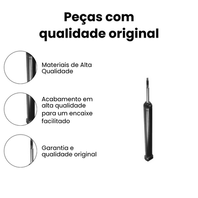 AMORTECEDOR DE SUSPENSÃO TRASEIRO DIREITO / ESQUERDO FIAT HG-31133 - Imagem 3