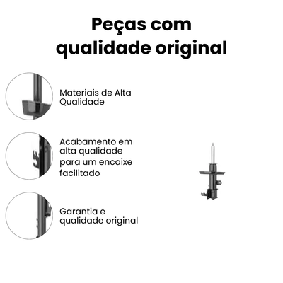 AMORTECEDOR DE SUSPENSÃO DIANTEIRO DIREITO CHEVROLET HG-32871 - Imagem 3