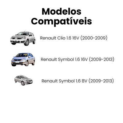Amort Diant Renault Clio Hatch 2000-2011 Clio Sedan Symbol 2 - Imagem 4