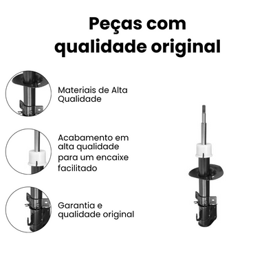 AMORTECEDOR DIANTEIRO DIREITO/ESQUERDO FIAT HG-33043 - Imagem 3