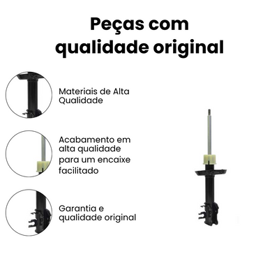 Amortecedor Suspensão Dianteiro Esquerdo FIORINO - Imagem 3