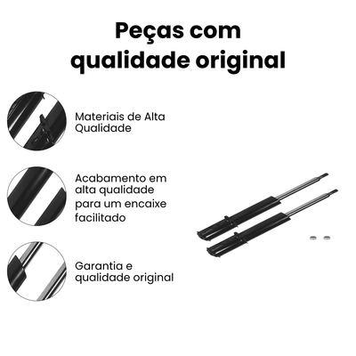AMORTECEDOR DE SUSPENSÃO DIANTEIRO DIREITO E ESQUERDO MERCEDES BENZ HG-37001 - Imagem 3