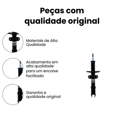 AMORTECEDOR DE SUSPENSÃO DIANTEIRO DIREITO E ESQUERDO RENAULT HG-41004 - Imagem 3