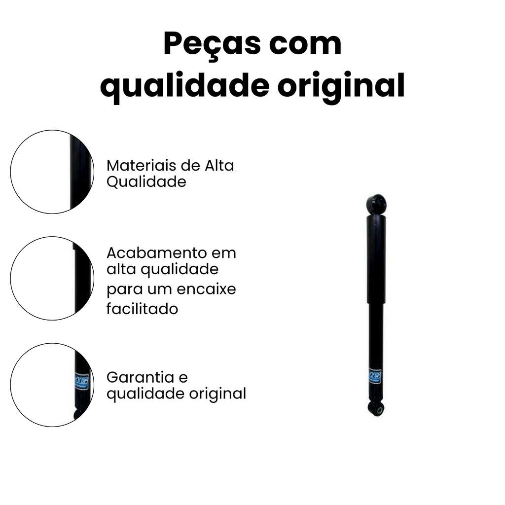 Amortecedor Traseiro Direito Esquerdo Mitsubishi Pajero TR4 - Imagem 3