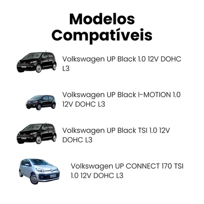 Amort Tras Volkswagen UP 1.0 12V 2013-2020 Black Cross Conne - Imagem 4