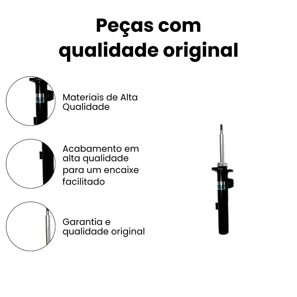 Amortecedor Dianteiro Esquerdo BMW Série 1 3 Original - Imagem 3