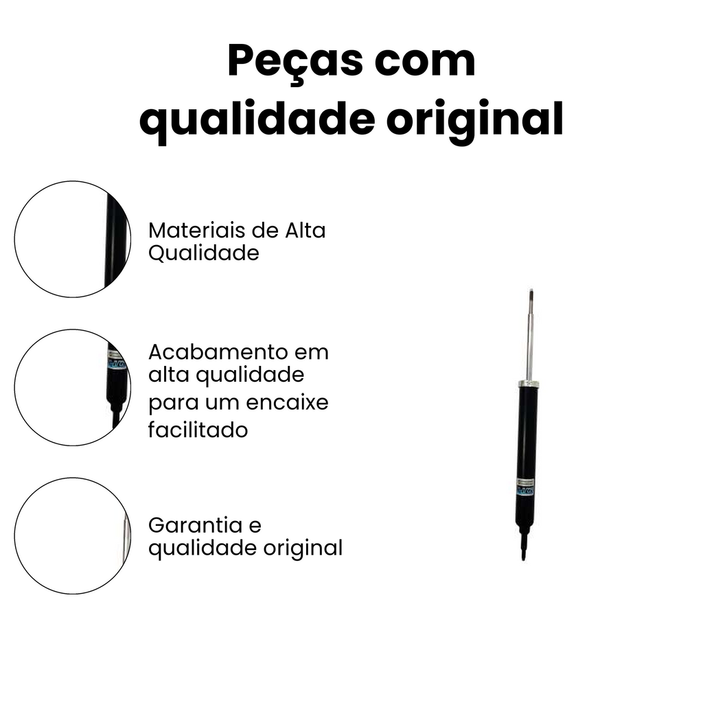 Amortecedor Traseiro Direito/Esquerdo BMW Série 1 e 3 - Imagem 3