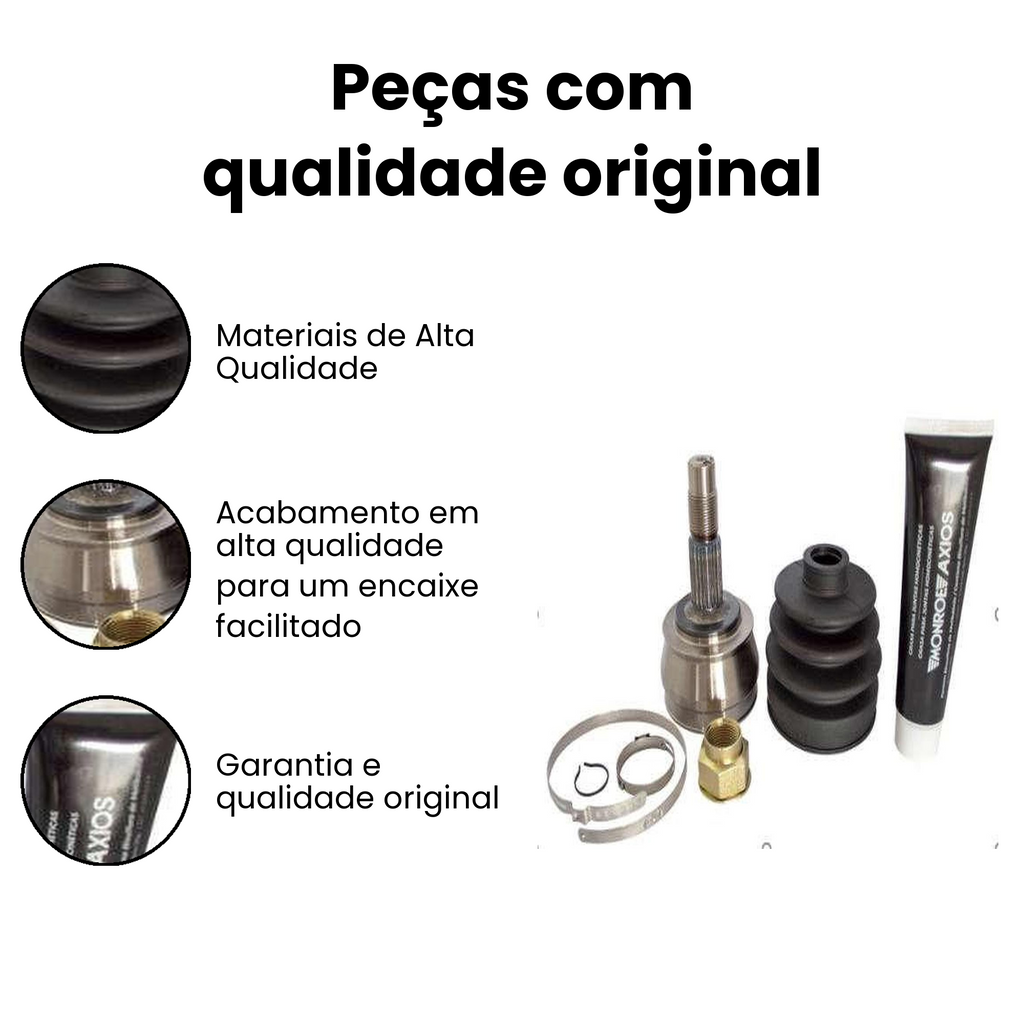 Junta Homocinetica Fixa Fiat Mobi Drive 1.0 Flex 2017-2024 T - Imagem 3