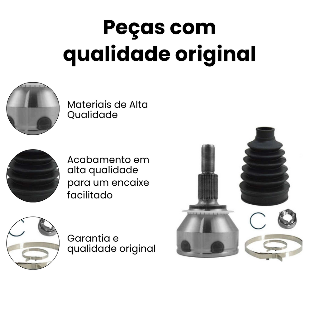 Junta Homocinética Fixa VW Virtus Polo Original - Imagem 3
