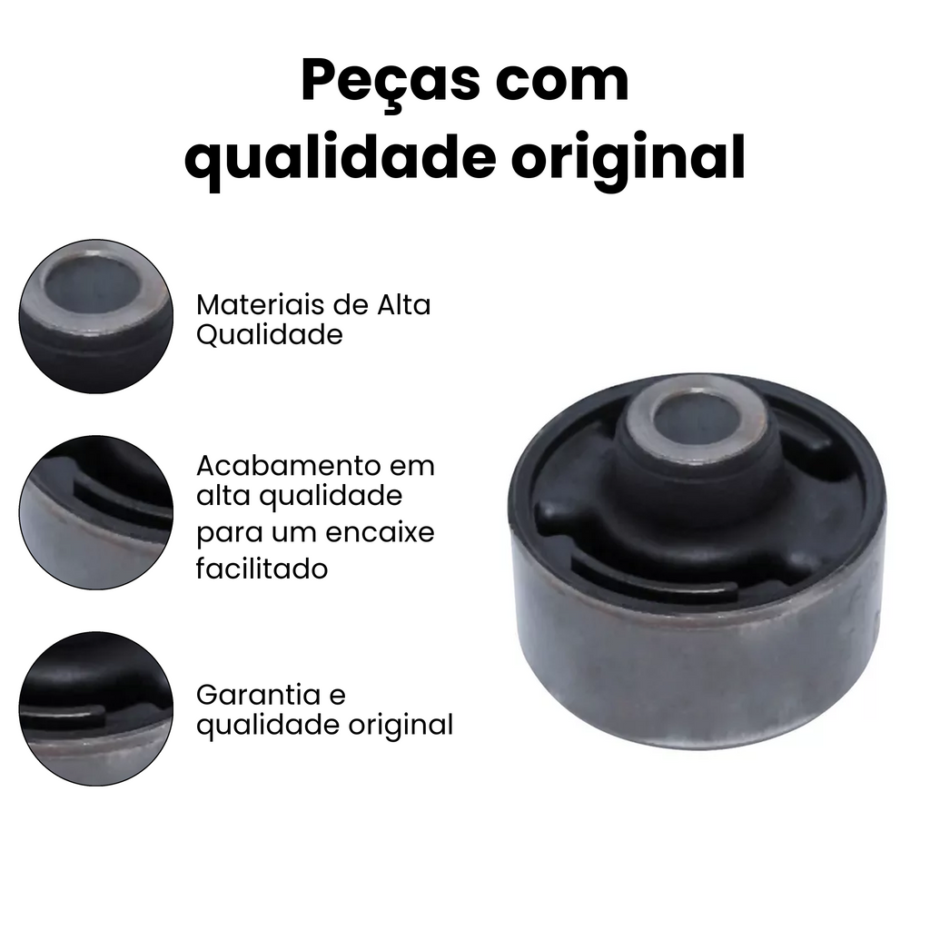 Bucha Bandeja Dianteira Direita Esquerda Honda Civic 1991 a - Imagem 3