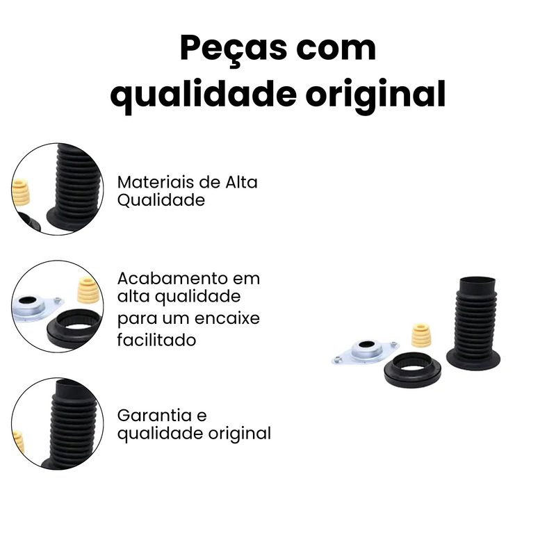 Kit Batentes Amort Diant Renault Kwid 2018-2024 - Imagem 3