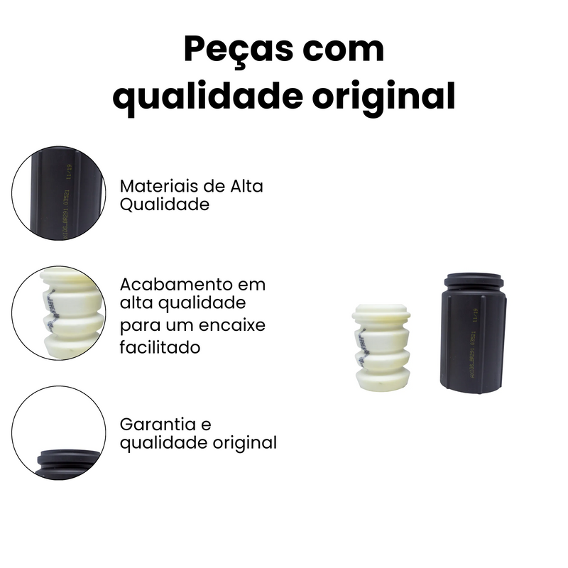 Batente Suspensão Diant Dir Esq Axios Amarok 2011 a 2023 - Imagem 3