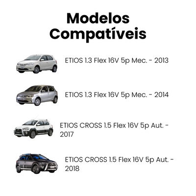 Coxim Amort Diant Dir Esq Toyota Etios Yaris 2013 a 2024 - Imagem 4
