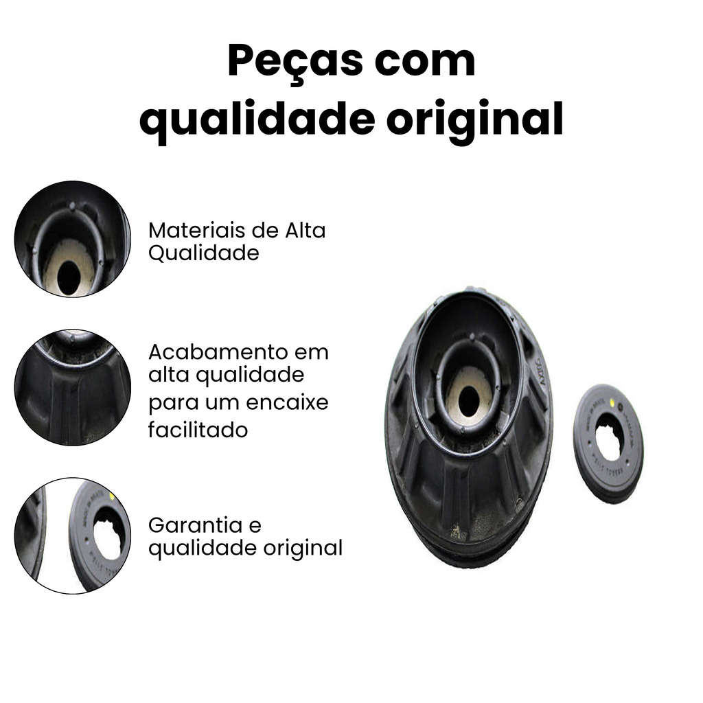 Coxim Amort Diant Dir Esq Toyota Etios Yaris 2013 a 2024 - Imagem 3