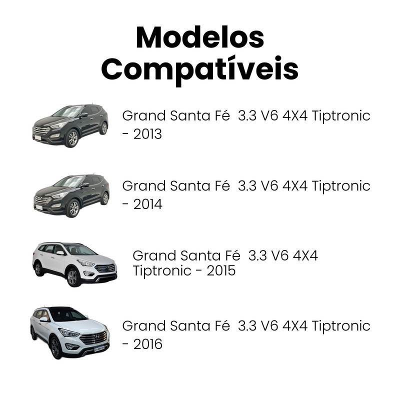 Kit Reparo Amort Tras Axios Hyundai Santa Fé 3.3 V6 4x4 Tucs - Imagem 4