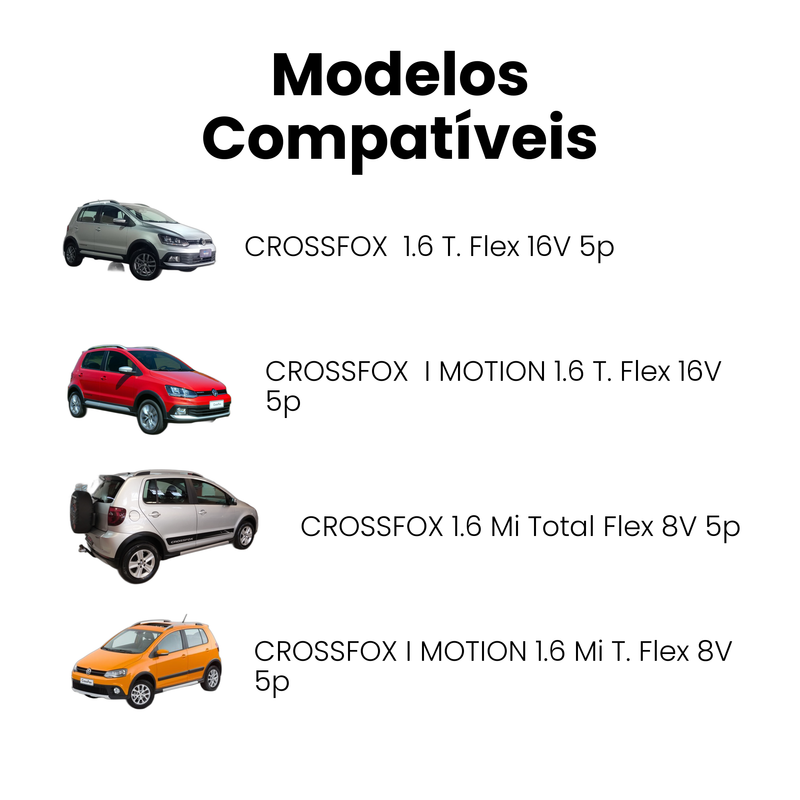 Kit Amort Diant Volkswagen CrossFox Fox SpaceFox 2005-2019 - Imagem 4