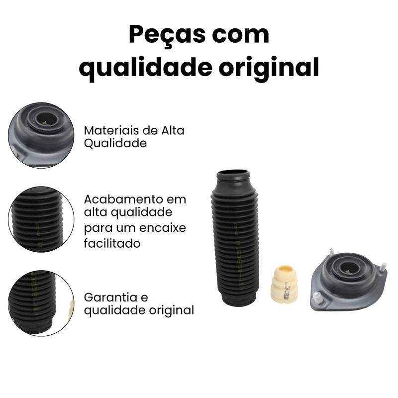 Kit Batentes Amort Diant Hyundai Creta 1.0 1.6 2.0 2017-2024 - Imagem 3