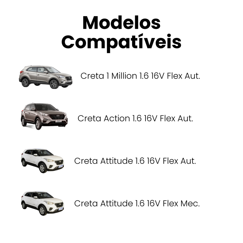 Kit Batentes Amort Diant Hyundai Creta 1.0 1.6 2.0 2017-2024 - Imagem 4