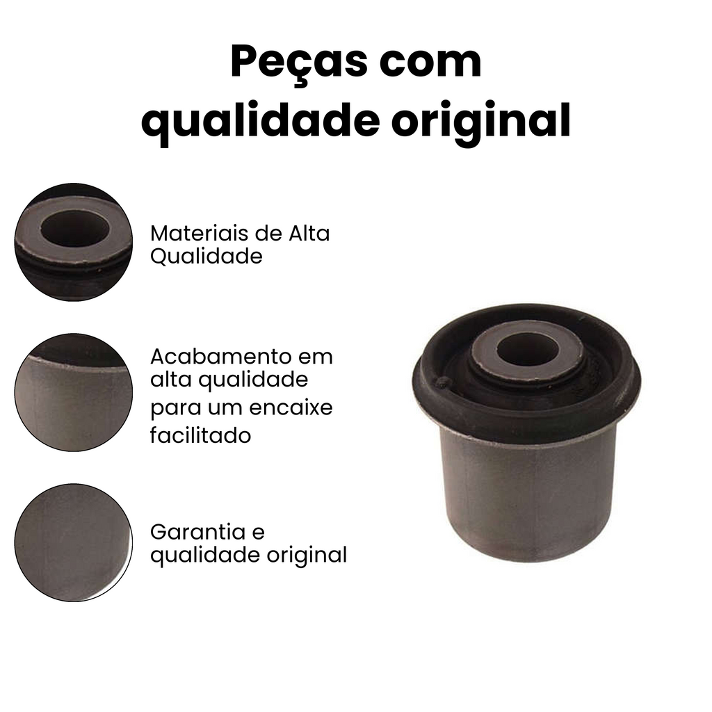 Bucha Bandeja Dianteira Direita Esquerda Mitsubishi L200 Tri - Imagem 3
