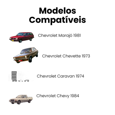 Bucha Motor Dianteiro Direito e Esquerdo Chevy Marajó - Imagem 4