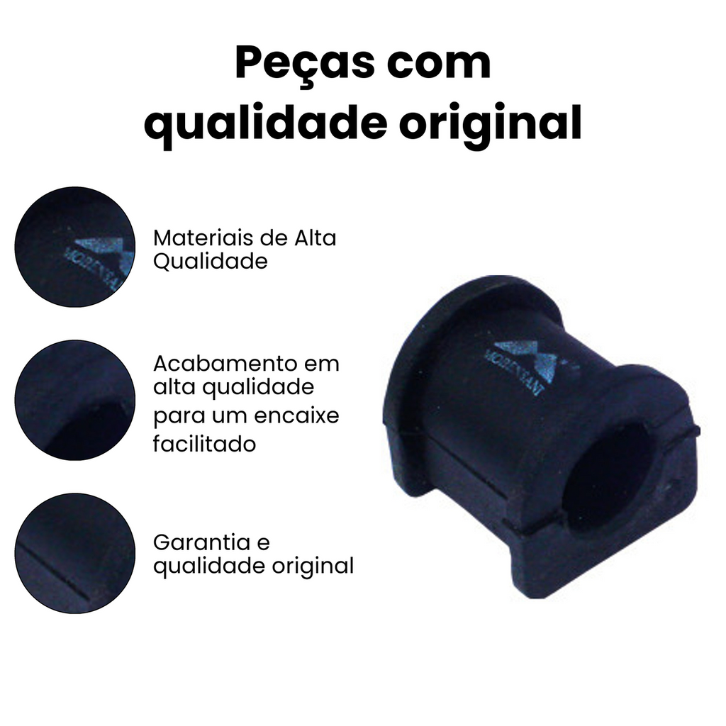 BUCHA DA BARRA ESTABILIZADORA DIANTEIRA DIREITA/ESQUERDA CHEVROLET MB01178 - Imagem 3