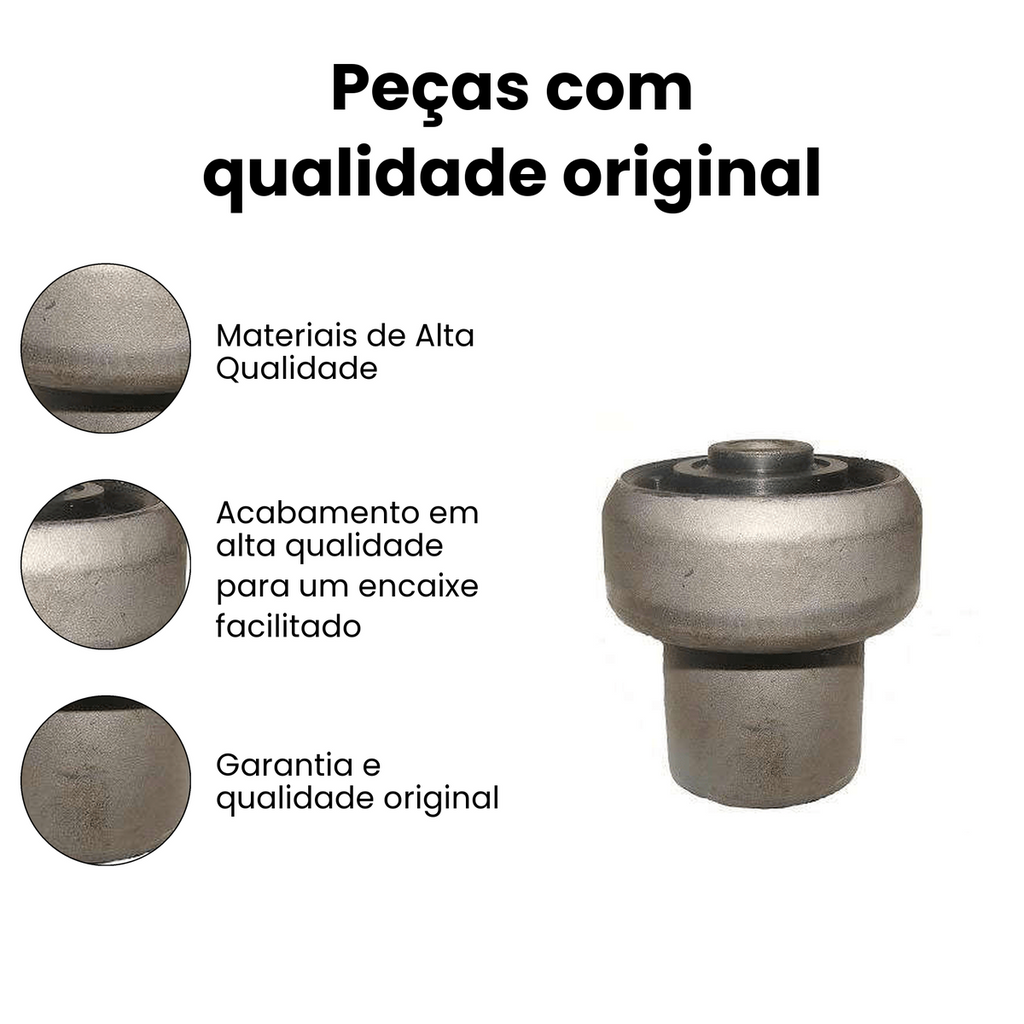 Bucha Bandeja Dianteira Chevrolet Corsa Meriva Montana 2002- - Imagem 3
