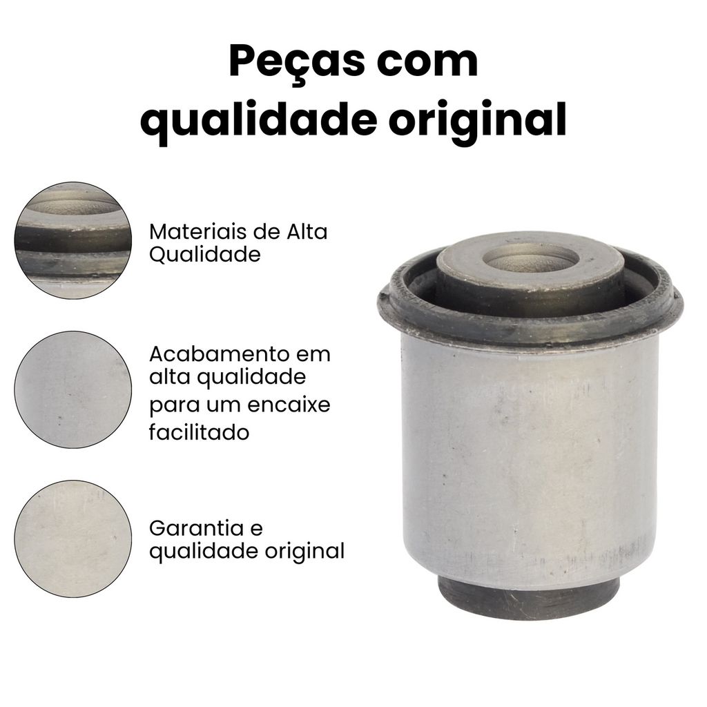 BUCHA DA BANDEJA DIANTEIRA LADO DIREITO E ESQUERDO CHEVROLET MB1229 - Imagem 3