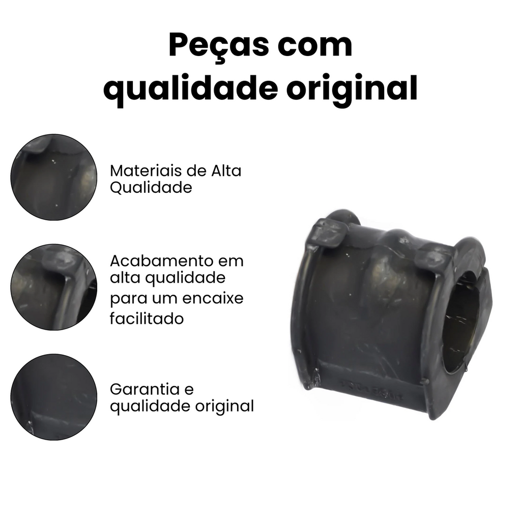 BUCHA BARRA ESTABILIZADORA DIANTEIRO DIREITO/ESQUERDO CHEVROLET MB1231 - Imagem 3