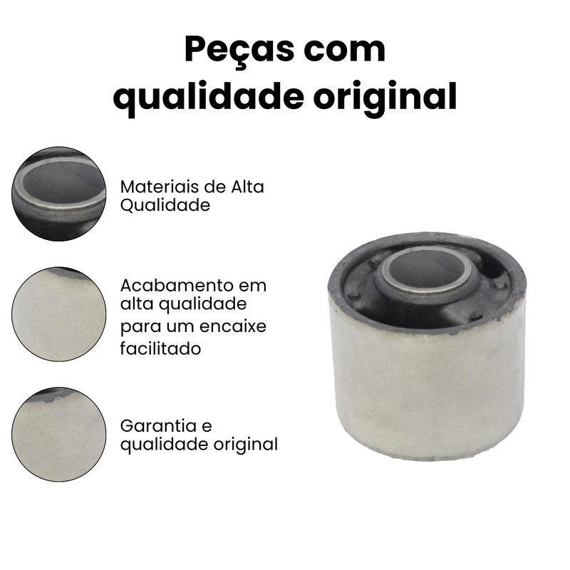 Bucha Bandeja Dianteira Direita Esquerda Ford EcoSport 2003- - Imagem 3