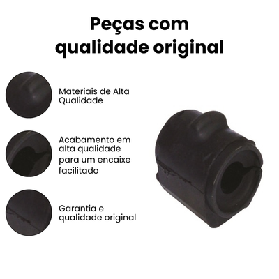 Bucha Barra Estabilizadora Dianteira Ford Fiesta 1996 a 2019 - Imagem 3