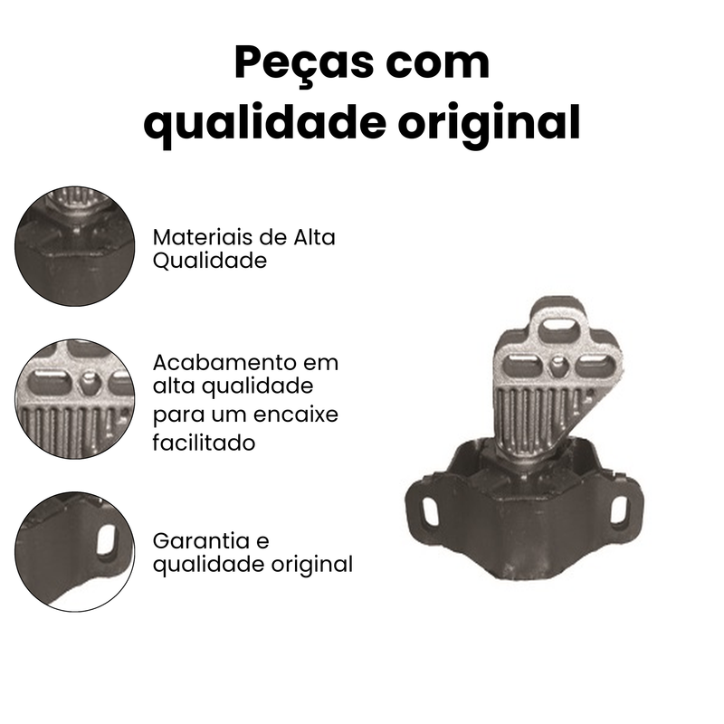 Coxim Motor Diant Dir Ford Courier Fiesta Ka 1.0 1.3 1.4 1.6 - Imagem 3