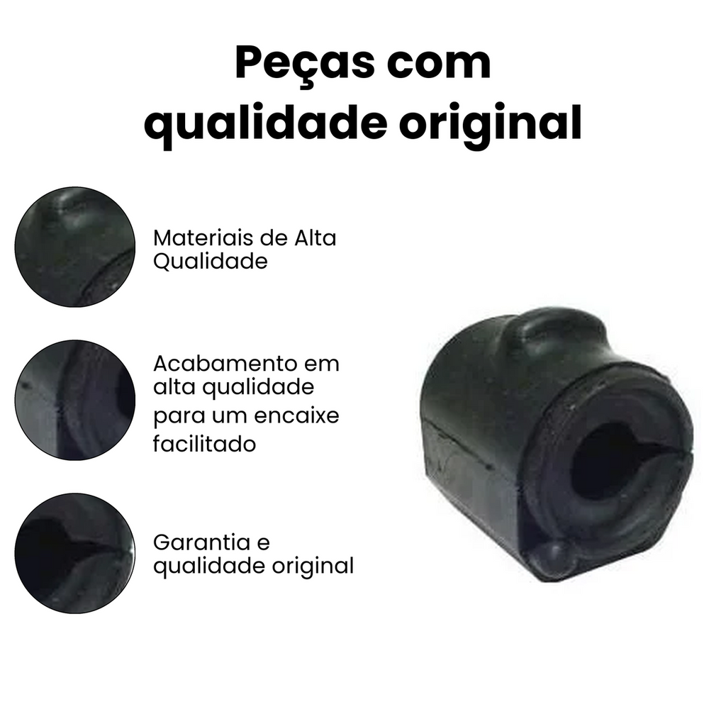 BUCHA BARRA ESTABILIZADORA DIANTEIRO DIREITO/ESQUERDO FORD MB2266K - Imagem 3