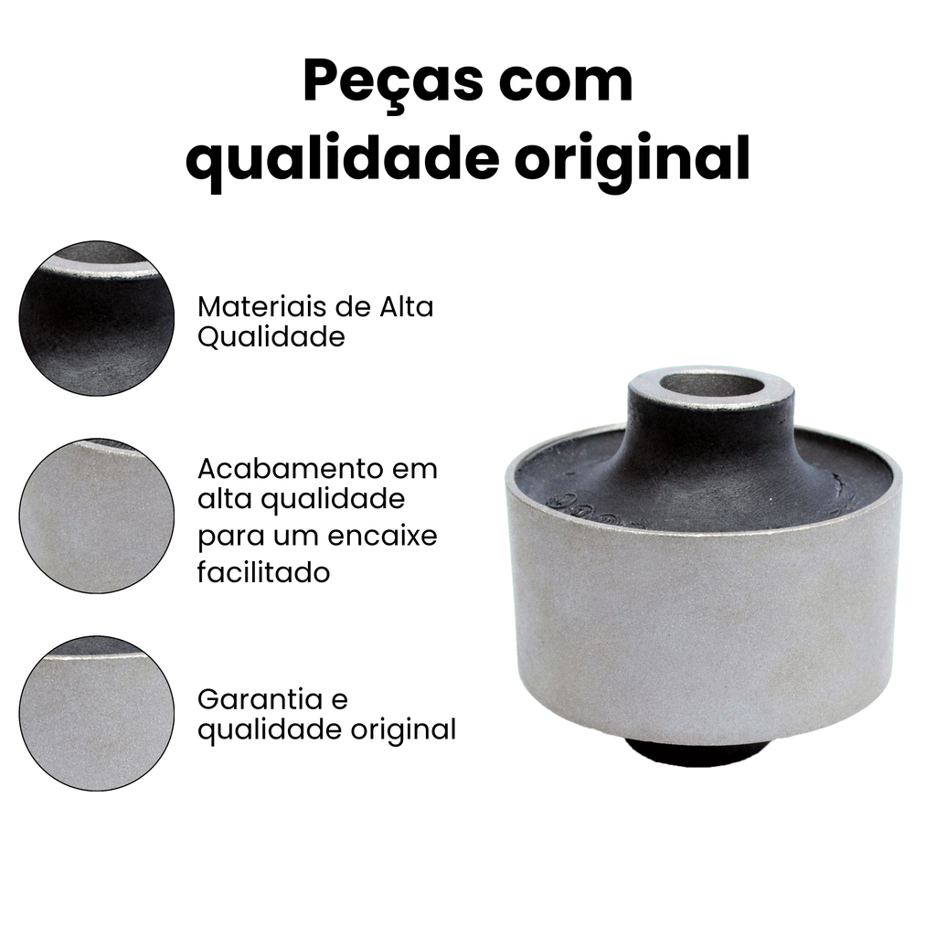 Bucha Bandeja Traseira Dianteira Ford Transit 2009 a 2023 - Imagem 3